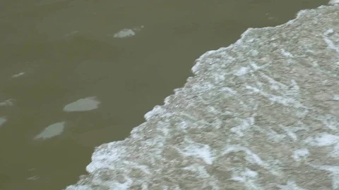 Wake in the water Video stock 115946086