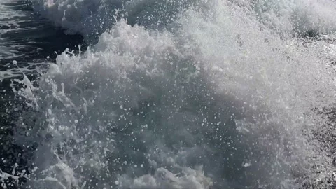 Wake water Stock Footage 133864174