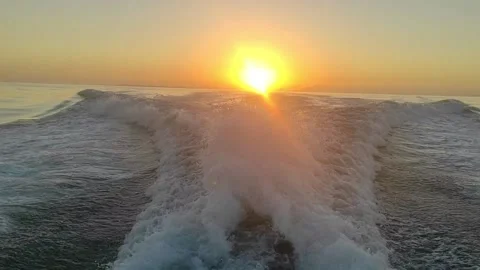 Wake of water Stock Footage 165144319