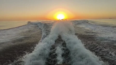 Wake of water Stock Footage 165144871