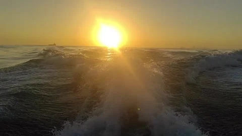 Wake of water Stock Footage 165145035