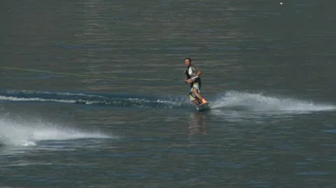Wakeboard 15 e Stock Footage