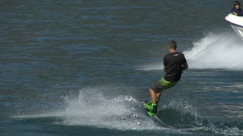 Wakeboard 33 e Stock Footage 12726429