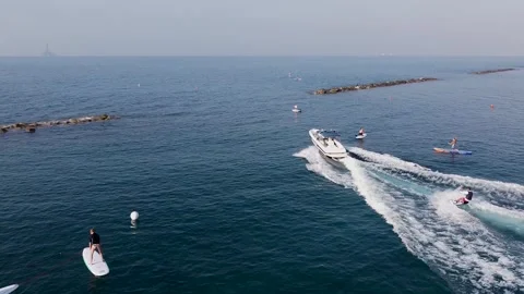 Wakeboard in Cyprus Video stock 135221187