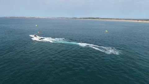 Wakeboard start Stock Footage 81215638