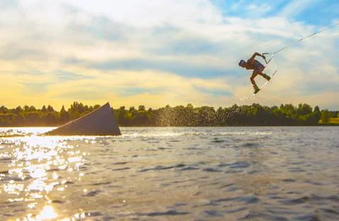 Wakeboarder Stock Photos