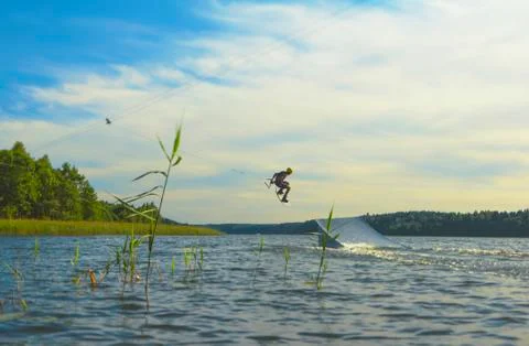 Wakeboarder Stock Photos