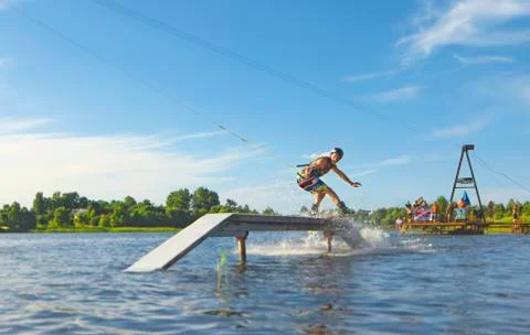 Wakeboarder Stock Photos