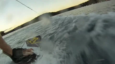 Wakeboarding Close Up Stockbeeldmateriaal 10681354