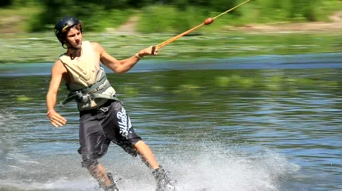 Wakeboarding Video stock 792385