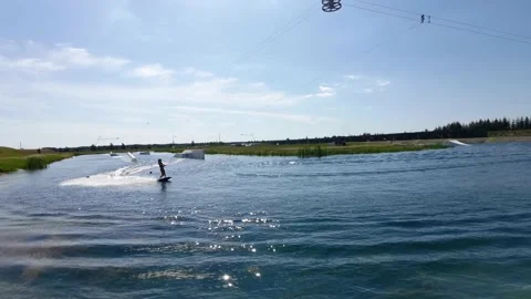Wakeboarding Stock Footage 133452211
