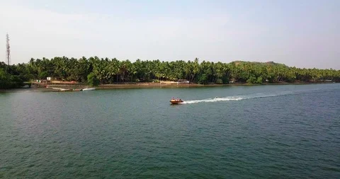 Wakeboarding in Goa Stock Footage 98627521