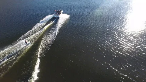 Wakeboarding in Mt. Isa Video stock 129283283