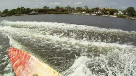 Wakeboarding: Point of View Video stock 819770