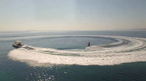 Wakeboarding In Summer Vacations Video stock 54762203