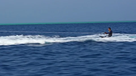 Wakeing On Maldives Is Relaxing Stock Footage 125977606