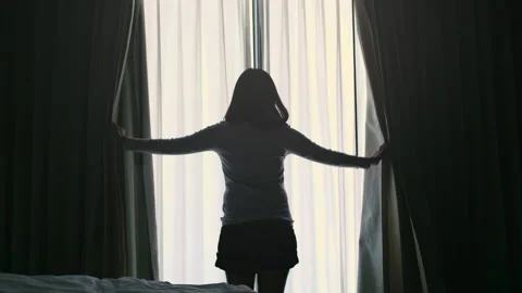  wakes up  Stock Footage 166941564