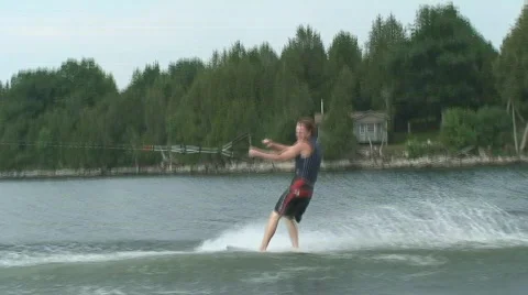 Wakeskating Vídeos de archivo 124527