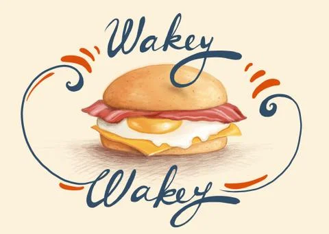 Wakey wakey Stock Illustration
