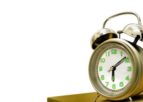 Waking up alarm clock Stock Photos