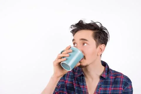 Waking up with coffee Stock Photos