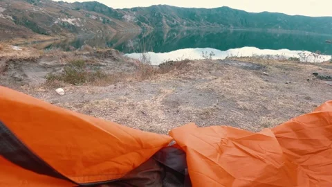 Waking up in the lagoon Stock Footage 280143232