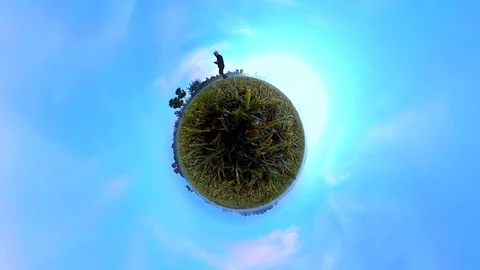 Waking Little Planet Stock Footage 83667706