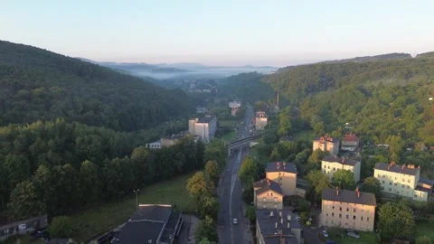 Wałbrzych  is a city in poland Stock Footage 281530115