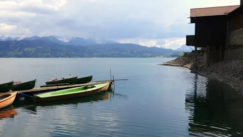 Walchensee - Bavaria - Germany. Stock Footage 309778162
