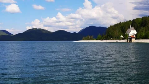 Walchensee - Bavaria - Germany. Stock Footage 309778183