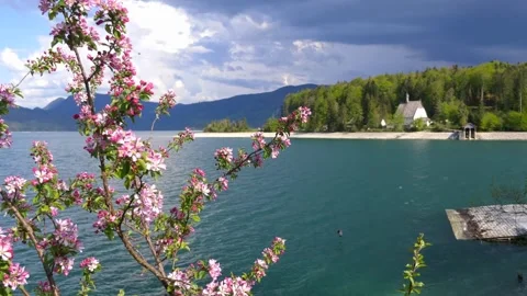 Walchensee - Bavaria - Germany. Stock Footage 309778202
