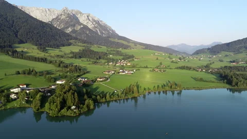Walchsee, Austria 스톡 동영상 142978966
