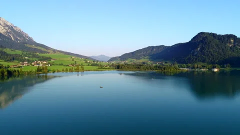 Walchsee, Austria 스톡 동영상 142985653