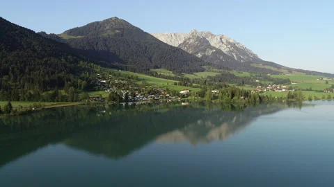 Walchsee, Austria 스톡 동영상 142988062