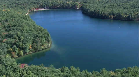 Walden Pond Stock Footage 65422812