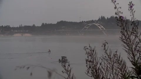 Waldport Bridge  Video stock 80038388