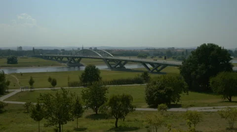 Waldschloesschenbruecke, Dresden Stockbeeldmateriaal 65022794