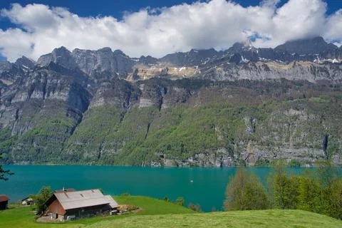Walensee lake Stock Photos