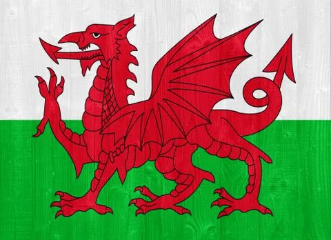 Wales flag Stock Photos