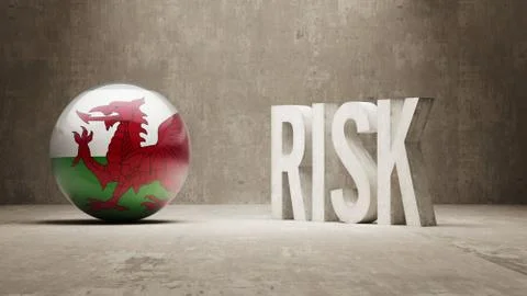 Wales. Risk Concept. Illustrazione stock