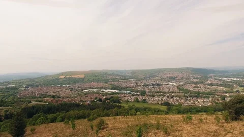 Wales small town Video stock 122332766