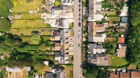 Wales small town Stock Footage 122332838