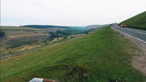 Wales small town Video stock 122333178