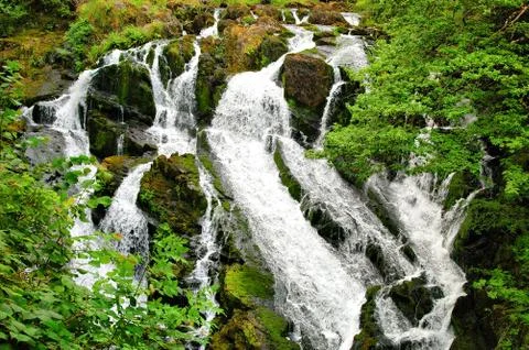 WALES WATERFALL 2 스톡 사진