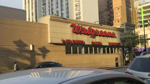 Walgreens Pharmacy Building Stock Footage 165241327