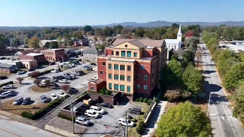 Walhalla City Hall Pan Stockbeeldmateriaal 255172900