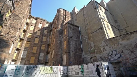 Walicow. The project of Memory in Warsaw Stock Footage 107302168