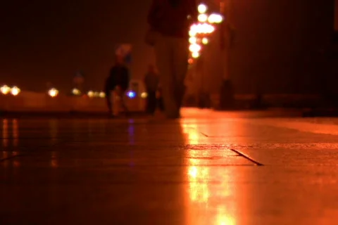 The walk 1 Stock Footage 302276