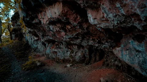 Walk along the cliffs Stock Footage 94729026