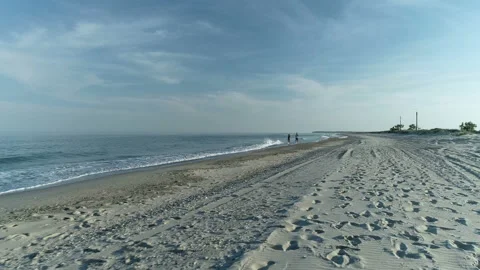 Walk along the seashore 2 Stock Footage 107778392